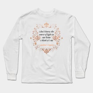 Mother's heart illuminating Long Sleeve T-Shirt